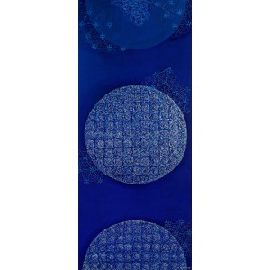 G. N. Qazi, Spiritual Connection-2, 24 x 60 inch, Acrylic On Canvas, AC-GNQ-106